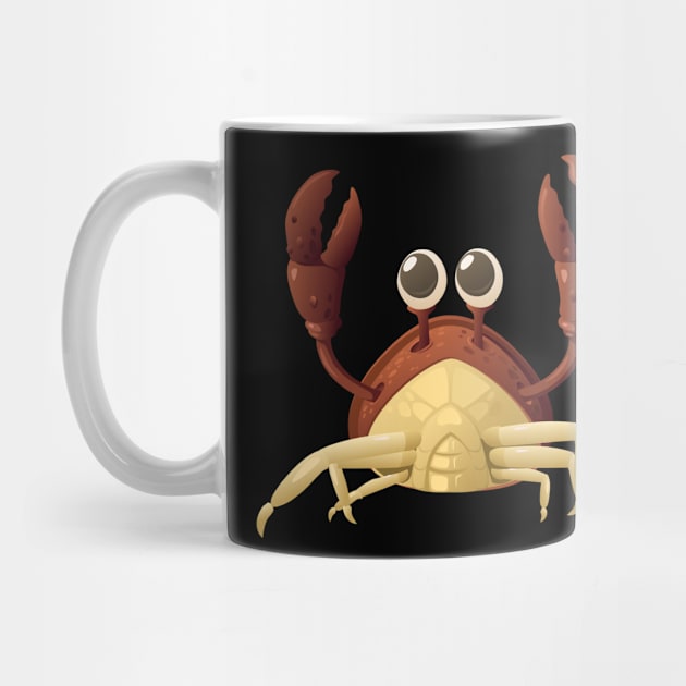 Crab Funny Crazy by Oliveshopping